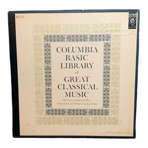 LP Columbia Basic Library Of Great Classical Music Vinyl Record